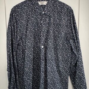 Abercrombie & Fitch Navy Floral Shirt